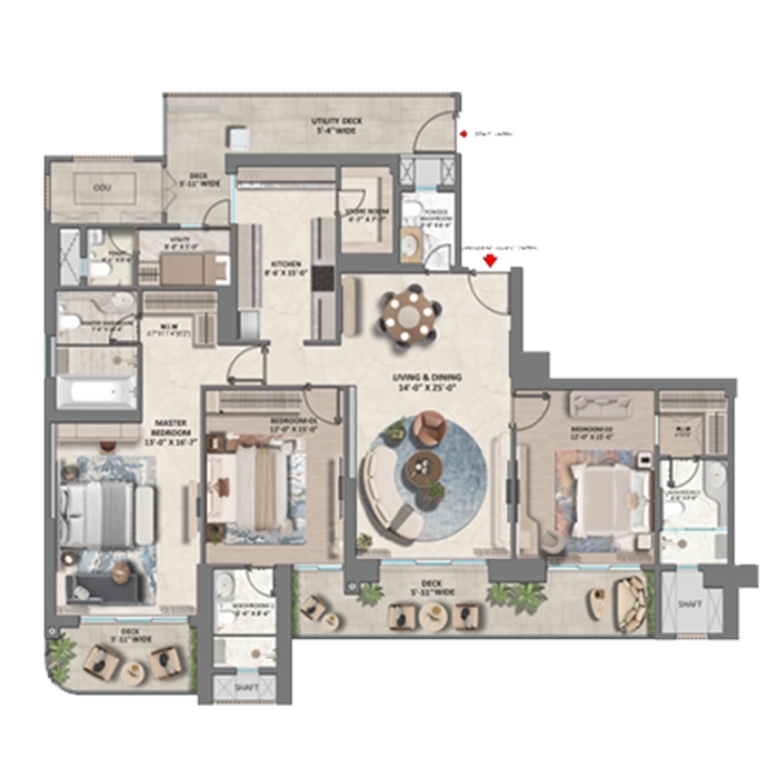 birla estates evam floor plan