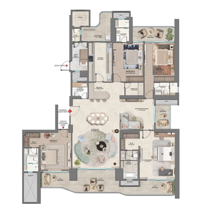 birla estates evam floor plan 2